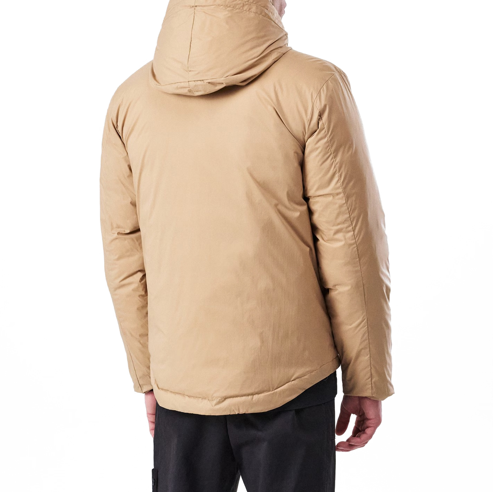 Men's Nylon Lodge Down Jacket - Packable, DWR-Coated Nylon