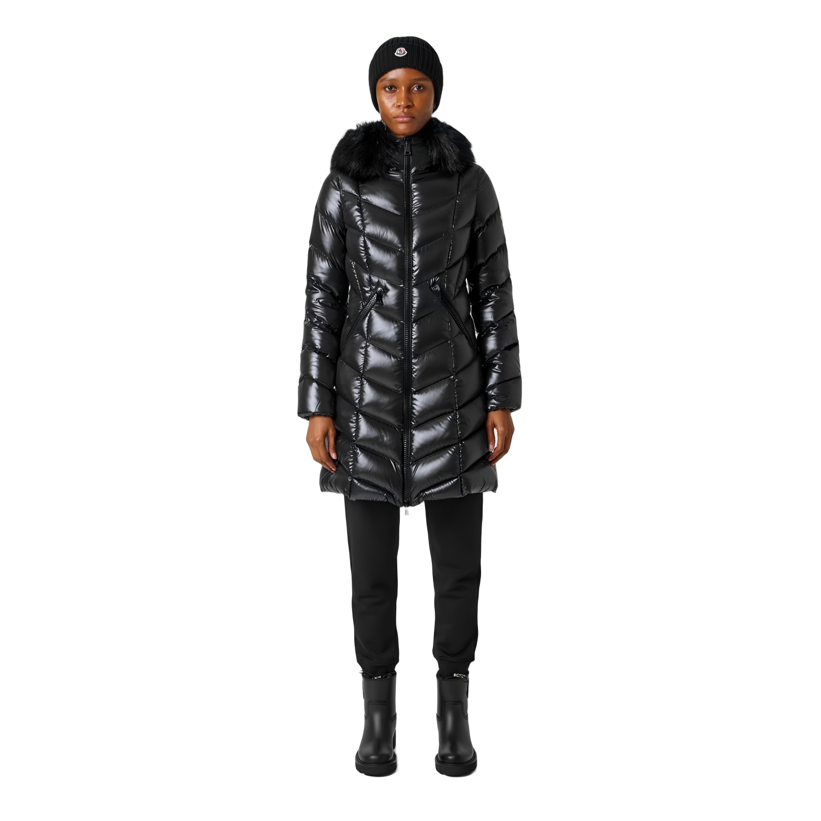 Fulmarus Hooded Long Puffer Jacket