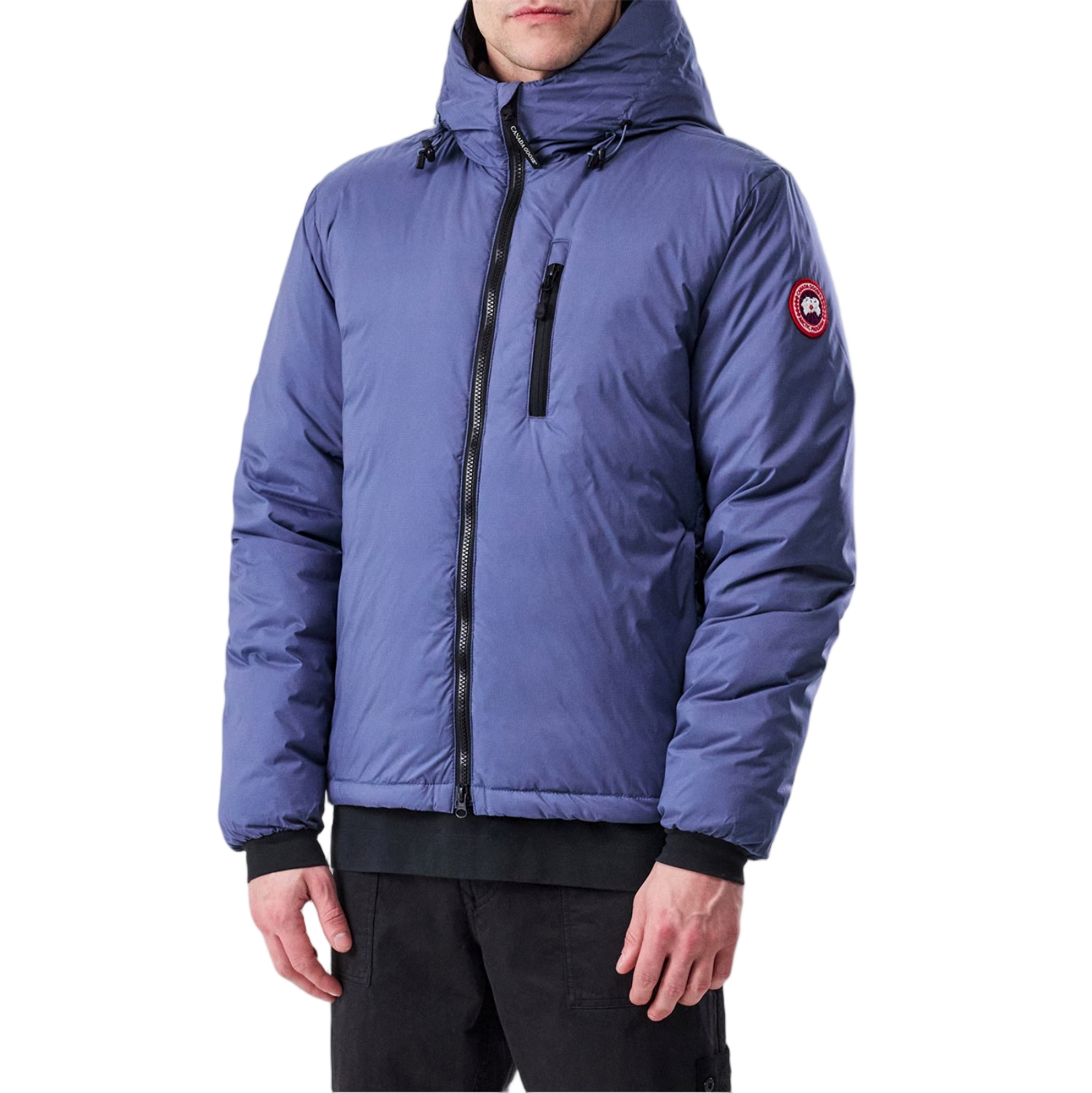 Men's Nylon Lodge Down Jacket - Classic Warm Style