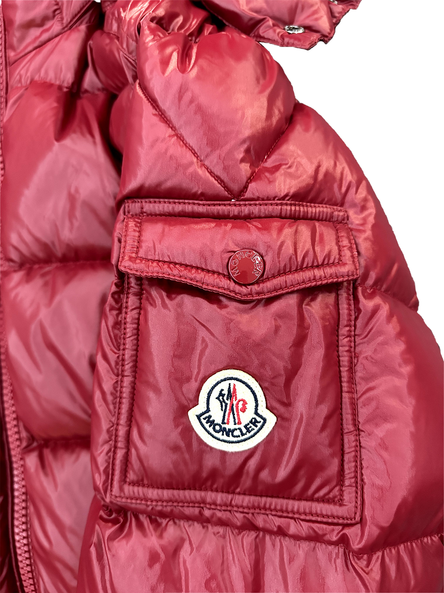 Montbeliard Quilted Short Down Jacket with Hood