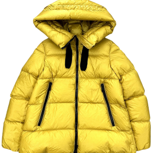 Marus Hooded Down Coat with Quilted Design