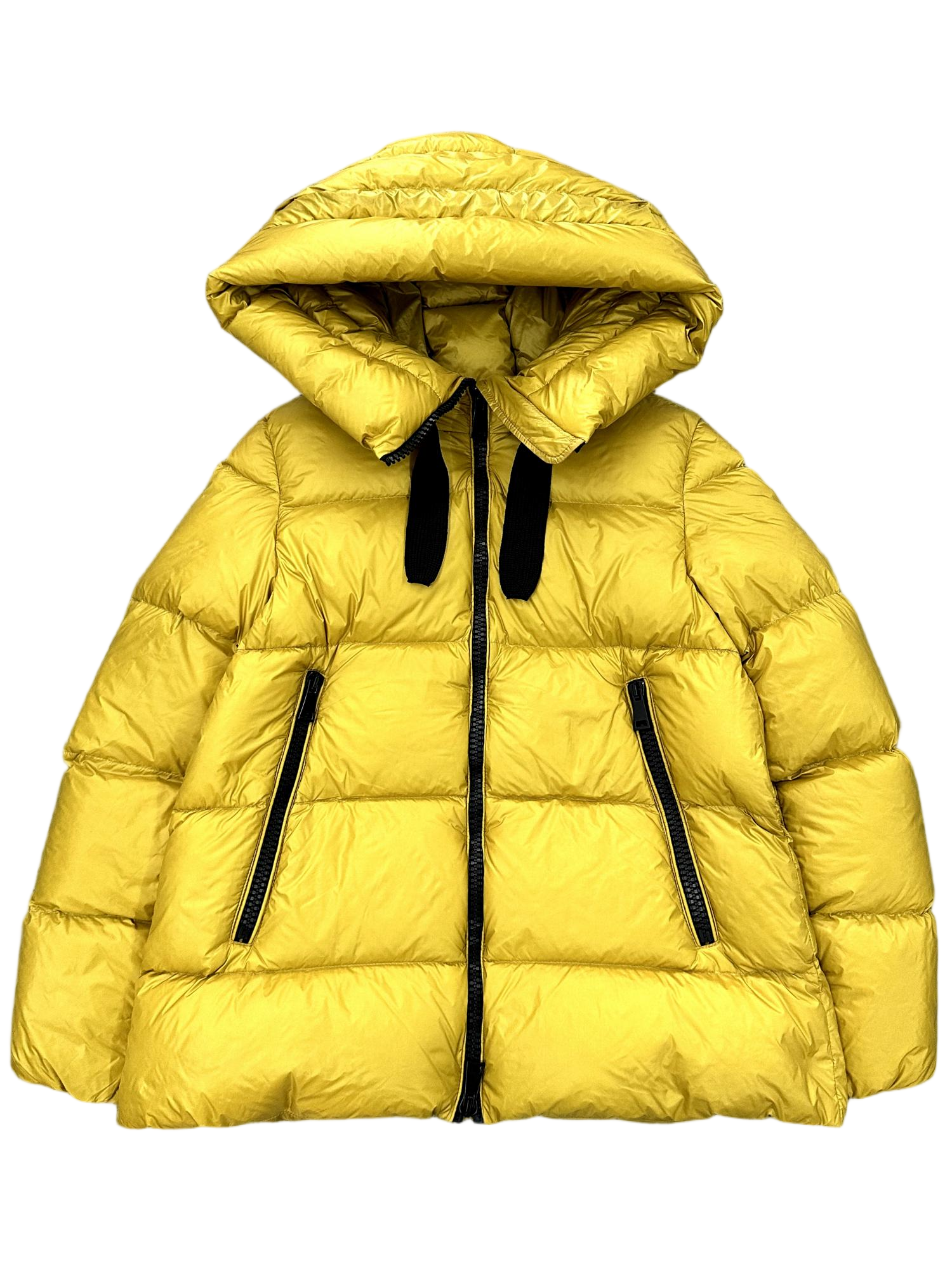 Marus Hooded Down Coat with Quilted Design