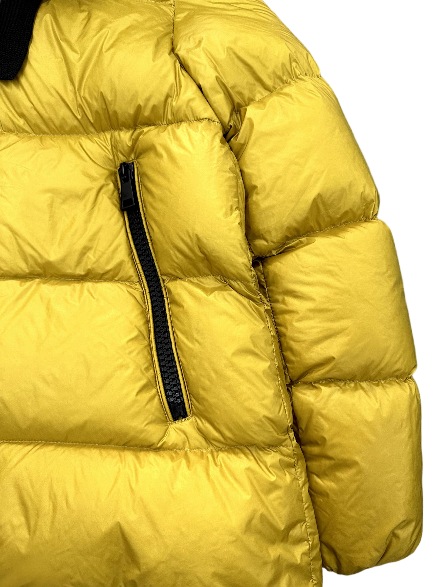 Marus Hooded Down Coat with Quilted Design