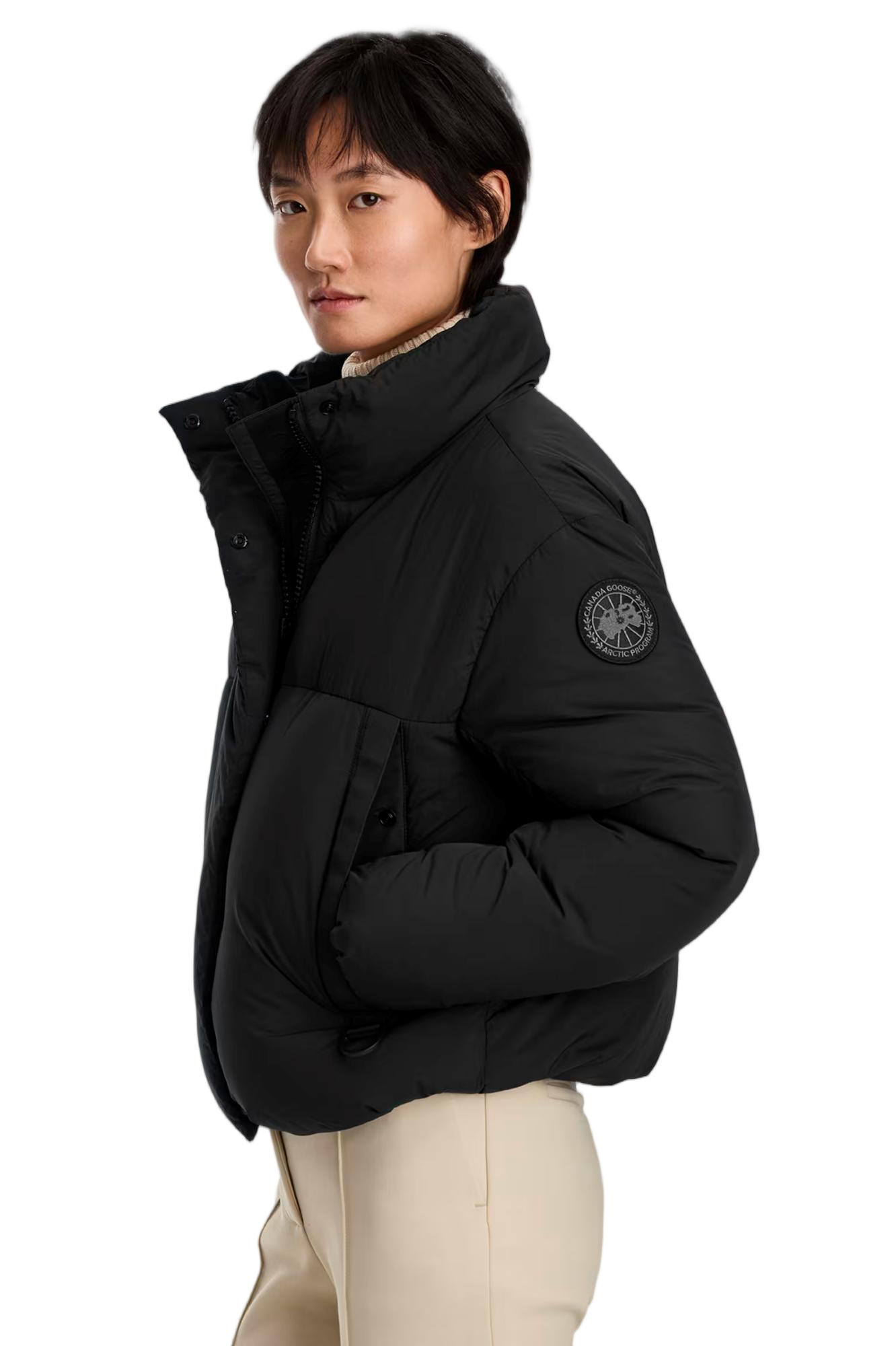 Junction Black Label Cropped Puffer Jacket
