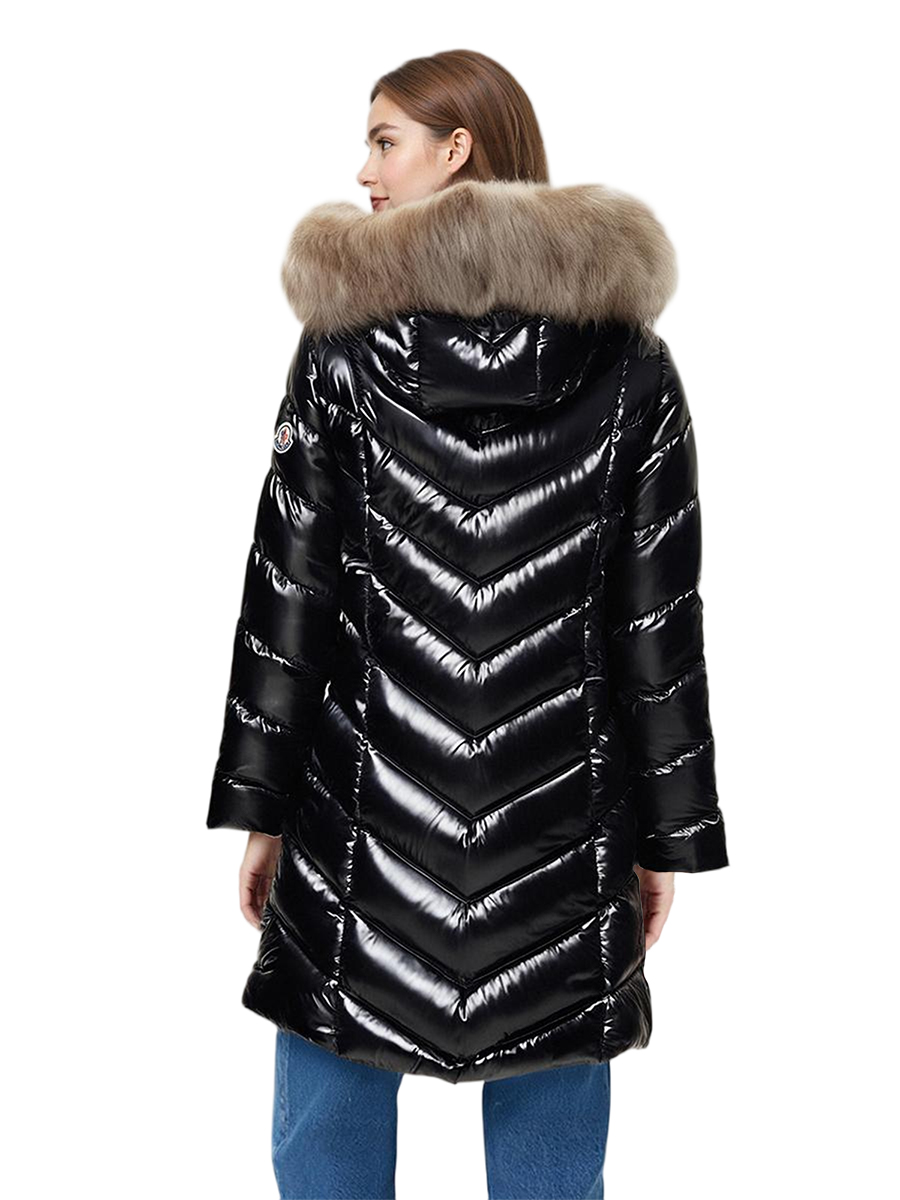 Women’s Fulmarus Faux Fur Hooded Long Down Jacket