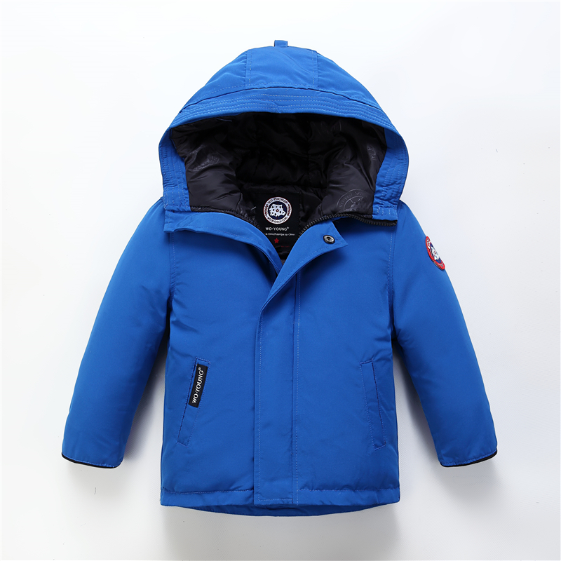 Kids Down Parka – Warm Winter Jacket for Boys & Girls | Red Hooded Coat
